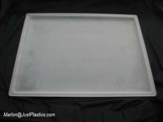 Clear Acrylic Plastic Tray Frosted Finish Hotel Serving  