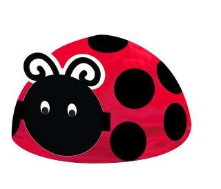 Fancy Ladybug Polka Dot Party Invitations x 8  