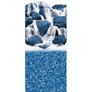  Waterfall Beaded Swimming Pool Liner   21 ft. Round, 52 in 