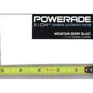  Magnum, Small Rectangle Size Powerade Mountain Berry Blast 