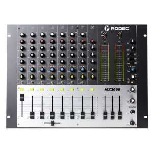    Rodec MX 3000 8 channel pro audio DJ mixer Musical Instruments