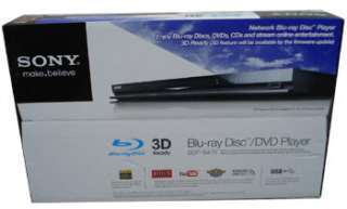 BDP S470 SONY 3D READY BLU RAY DISC PLAYER BDPS470  