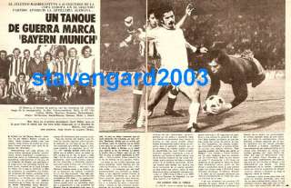 BAYERN MUNICH vs ATLETICO MADRID Champions League 1974  