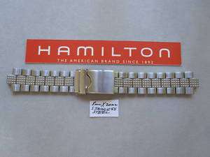 Hamilton mens watch band stainless steel  
