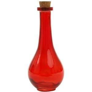  Red 8oz Recycled Glass Drop Bottle