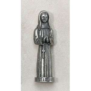   Louise 3 Patron Saint Statue Genuine Pewter Catholic Religious Gifts