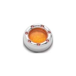  ARLEN NESS 12 757 Chrome White Fire Ring & Amber Lens Turn 