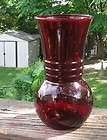 ruby vase ribbed deep red vase sweet enlarge $ 8