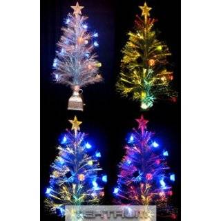 Tektrum 36 Christmas Rainbow Color Changing Fiber Optic Lights Tree 