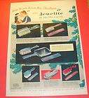 1947 JEWELITE COMB & BRUCH SETS Ad ArtAVAIL​ABLE IN CL