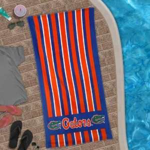   Gators 30 x 60 Orange Royal Blue Beach Towel