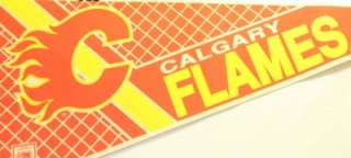 Vintage Calgary Flames 30 NHL Pennant  