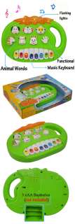   Educational Fruit Musical Piano Lighting Animal Sound Toy A693  