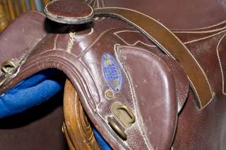   AUSSIE AUSTRALIAN Stock Pleasure Trail Saddle 15 w/ Horn Girth  
