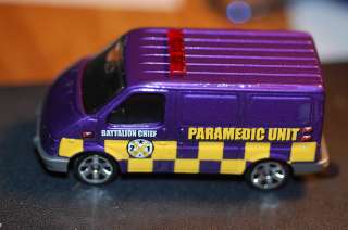 2012 Matchbox Ford Transit Battalion Chief Paramedic Van From new EMT 