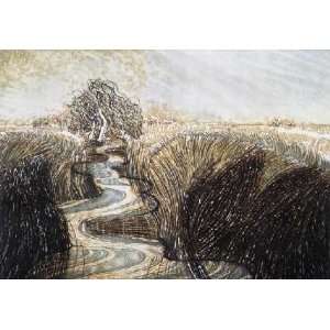  The Stream Le Ruisseau by Jean Plichart. Size 10.00 X 7.00 