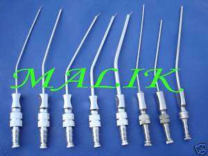 12 FRAZIER Suction Tube Dental Surgical ENT Instruments  