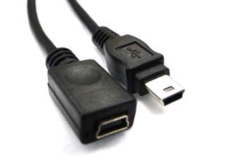 50cm Mini USB B typ 5Pin Male to Female extension cable  