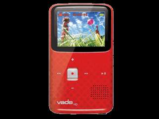 Creative Labs Vado 3rd Gen Pocket HD Video Camcorder Camera Red  