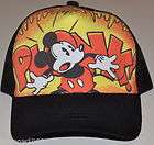 MICKEY MOUSE TRUCKERS CAP HAT VINTAGE MICKEY IMAGE NWT