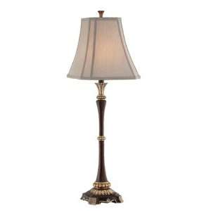 Espresso and Bronze Buffet Lamp (Set of 2): Home & Kitchen