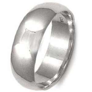  High Polished Sterling Silver 7mm Wedding Band Jewelry