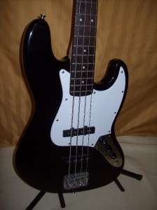   Black 4 string R hand Rosewood Affinity Jazz Electric Bass Guitar