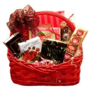 Sweet on You Red Valentines Day Gift Basket for Men or Women  