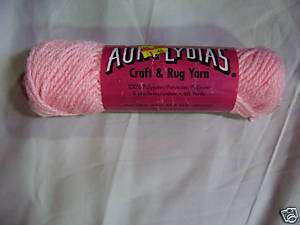 Aunt Lydias Craft & Rug Yarn 105 Medium Pink Skein(s)  
