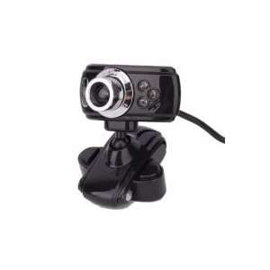   USB PC Webcam Web Camera with Built in Microphone & LED Electronics