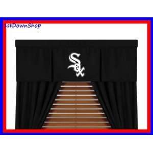  Chicago White Sox Mvp Window Valance & 84in Drapes 